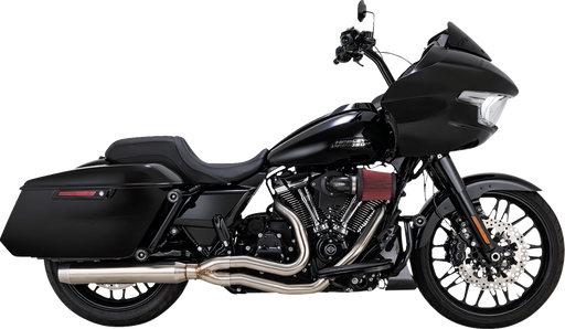 VANCE & HINES 2-into-1 Gaslighter Exhaust System with Heat Shields - M8 Touring - Brushed 27346