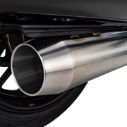 VANCE & HINES 2-into-1 Gaslighter Exhaust System with Heat Shields - M8 Touring - Brushed 27346