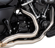 VANCE & HINES 2-into-1 Gaslighter Exhaust System with Heat Shields - M8 Touring - Brushed 27346