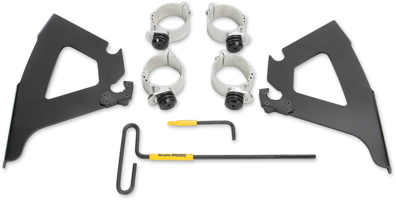 MEMPHIS SHADES Fats/Slim Trigger Lock Mounting Kit - Hammer 2004-2015 - Black MEB2023 - PartsOutlet.com.au