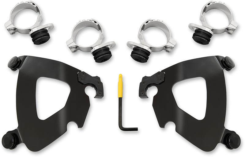 MEMPHIS SHADES Gauntlet Mounting Kit - Black - Scout 2015-2024 - MEB2024 - PartsOutlet.com.au