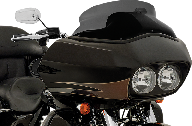 MEMPHIS SHADES Spoiler Windshield - 6-1/2" - Black - FLTR '98-'13 - MEP85511