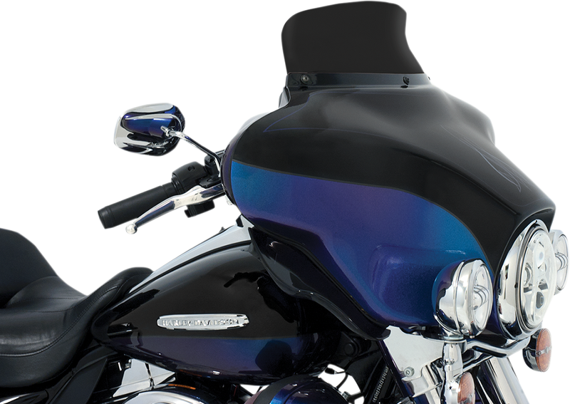 MEMPHIS SHADES Spoiler Windshield - 5" - Dark Black Smoke - FLH '96-'13 - MEP84310