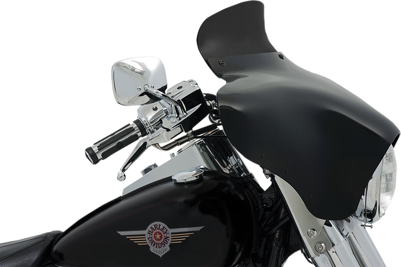 MEMPHIS SHADES Batwing Spoiler Shield - 5" - Dark Black Smoke - MEP84010