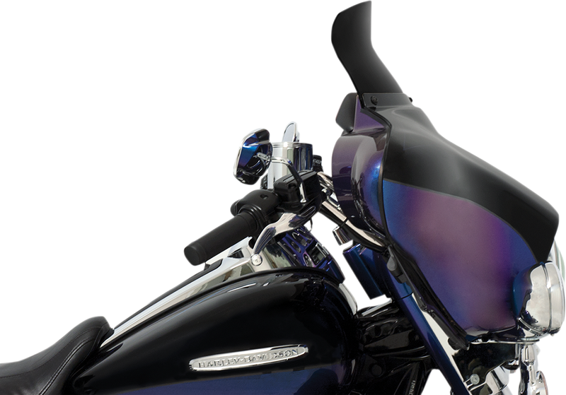 MEMPHIS SHADES Batwing Spoiler Shield - 6.5" - Dark Black Smoke - MEP84110