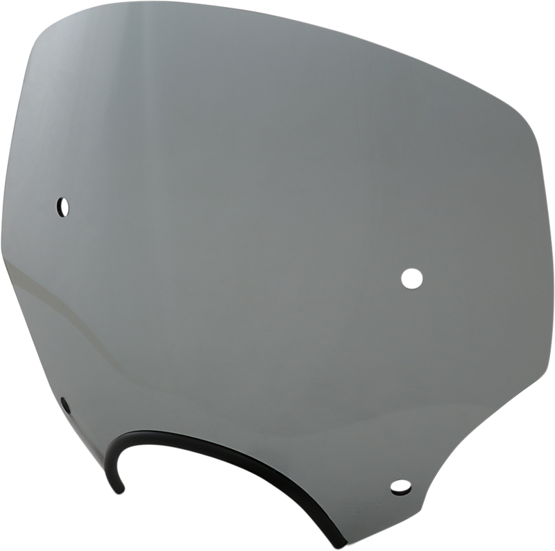 MEMPHIS SHADES El Paso Windshield - 13" - 7" Headlight Cutout - Black Smoke - MEP5233