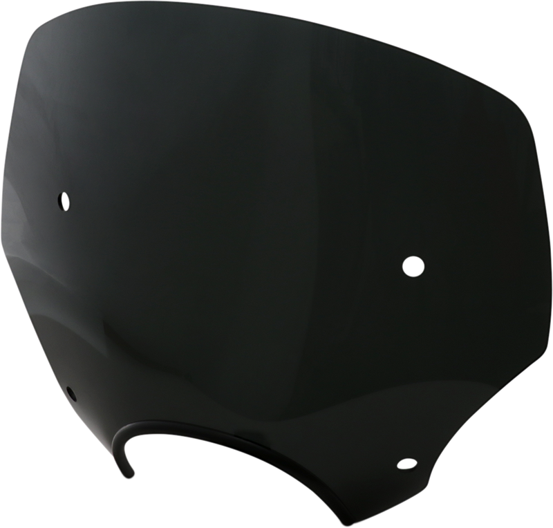 MEMPHIS SHADES El Paso Windshield - 13" - 7" Headlight Cutout - Dark Black Smoke - MEP5235