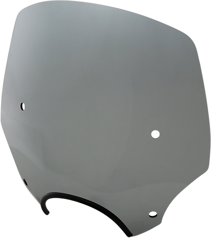 MEMPHIS SHADES El Paso Windshield - 15" - 7" Headlight Cutout - Black Smoke - MEP5243