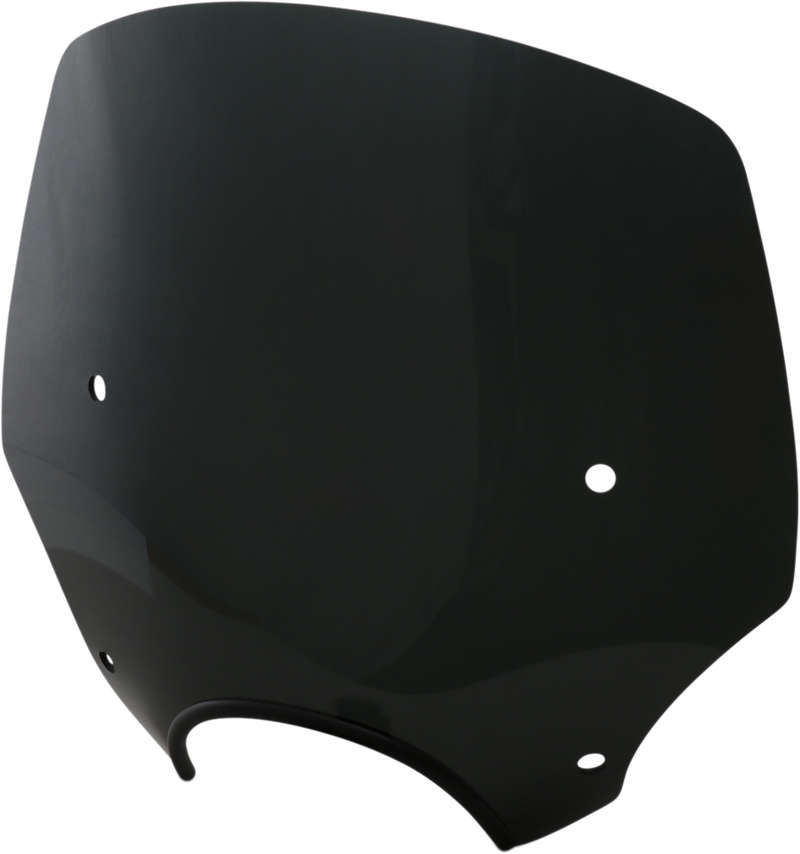 MEMPHIS SHADES El Paso Windshield - 15" - 7" Headlight Cutout - Dark Black Smoke - MEP5245