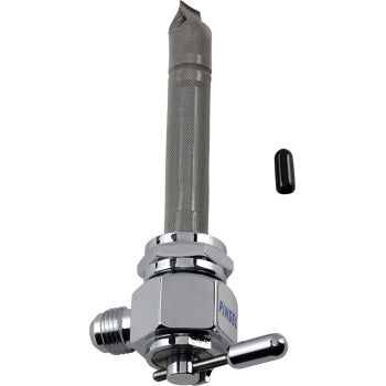 PINGEL Power-Flo -6AN Fuel Valve - Chrome-Plated - 22 mm - 6331-CH