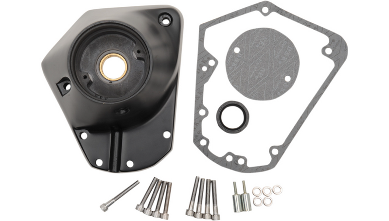 DRAG SPECIALTIES Cam Cover - Satin Black - Harley-Davidson '93-'24 - 35-0025SB - PartsOutlet.com.au