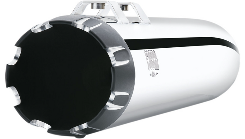 COBRA 4" Mufflers for '95-'16 FL - Chrome - 6266