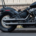 S&S CYCLE GRAND NATIONAL® SLIP-ONS for M8 SOFTAIL® MODELS—Black - 550-0754B - PartsOutlet.com.au