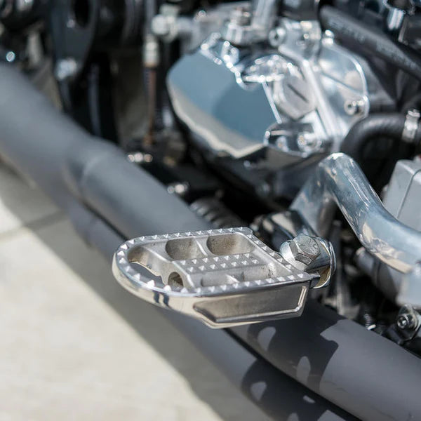 BILTWELL Mushman Footpegs - Polished 7002-302-01 - PartsOutlet.com.au