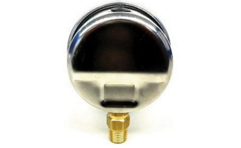 FEULING OIL PUMP CORP. Oil Pressure Gauge - 1.5" Dial - Bottom Port - White Face - 9040