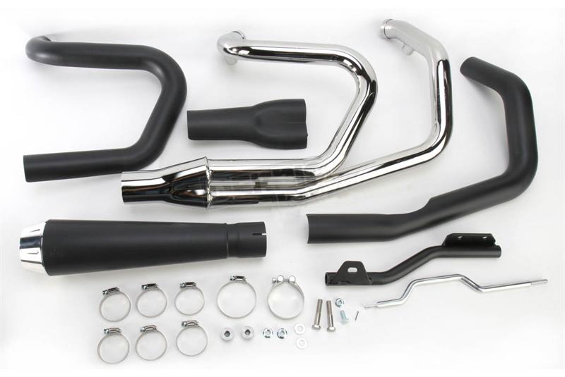 BASSANI XHAUST Road Rage Exhaust - Black - '86-'03 XL Sportster - 14222J - PartsOutlet.com.au