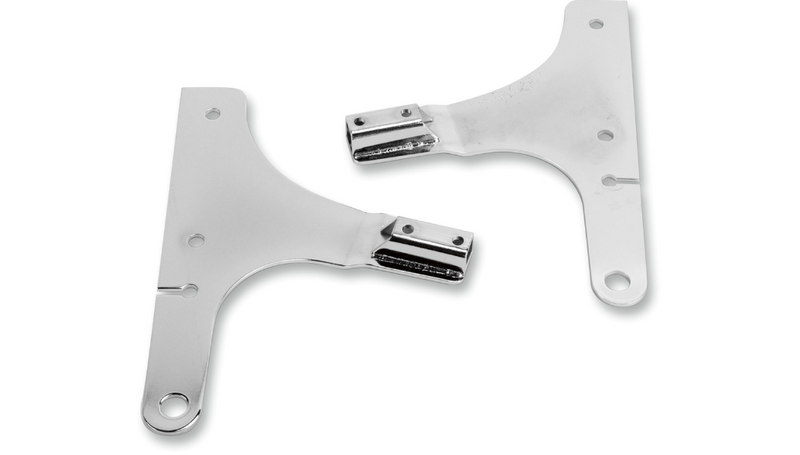 DRAG SPECIALTIES Sissy Bar Side Plates - 00-07 FXSTD - Chrome CV-8075 - PartsOutlet.com.au