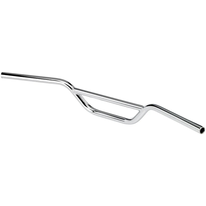 BILTWELL Handlebar - Moto - 7/8" - Chrome - SMOOTH - 6116-1052