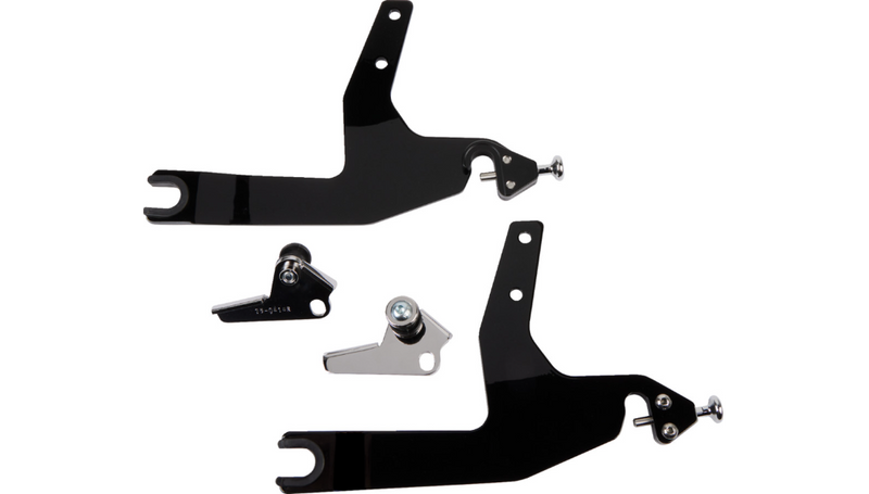 COBRA Backrest Kit - 11" - Black - '00'-'17 Softail - 602-2021B