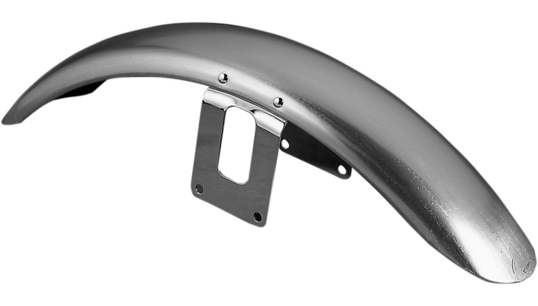 DRAG SPECIALTIES XLX-Style Front Fender with Chrome Side Braces - Harley-Davidson 1973-2021 - Steel 091018-PB-LB2 - PartsOutlet.com.au