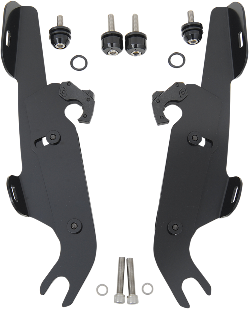 MEMPHIS SHADES Fats/Slim Trigger Lock Mounting Kit - Black - FLST 1986-2017 - MEM8988 - PartsOutlet.com.au