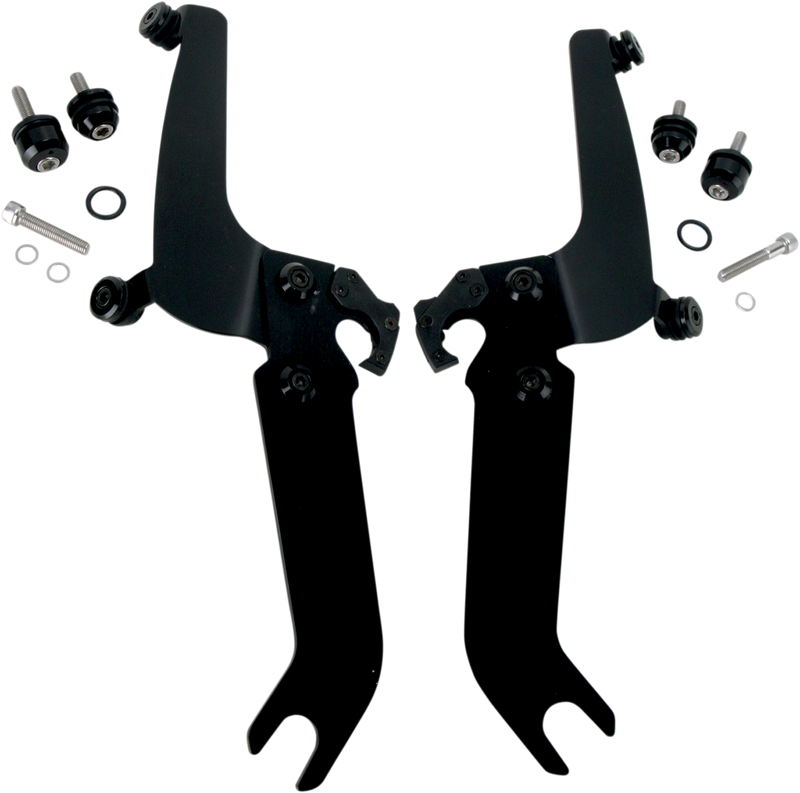 MEMPHIS SHADES Sportshield Trigger-Lock Mounting Kit - Black - Covered - Harley-Davidson 1986-2017 - MEB8923 - PartsOutlet.com.au