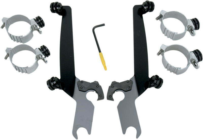 MEMPHIS SHADES Sportshield Trigger-Lock Mounting Kit - Black - Harley-Davidson 2006-2024 - MEB8928 - PartsOutlet.com.au