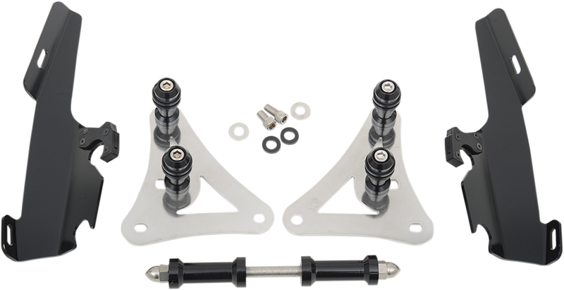 MEMPHIS SHADES Fats/Slim Trigger Lock Mounting Kit - Black - Springer 1988-2007 - MEB8974 - PartsOutlet.com.au
