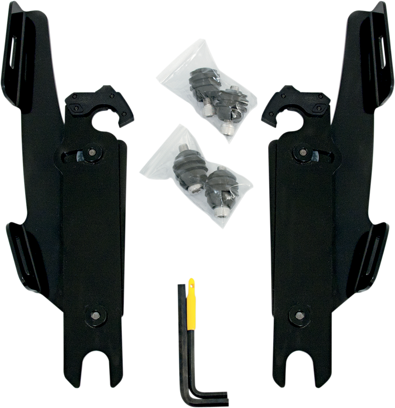 MEMPHIS SHADES Hardware Kit - Black - Without Lightbar - Black - Harley-Davidson 1986-2017 - MEK1952 - PartsOutlet.com.au