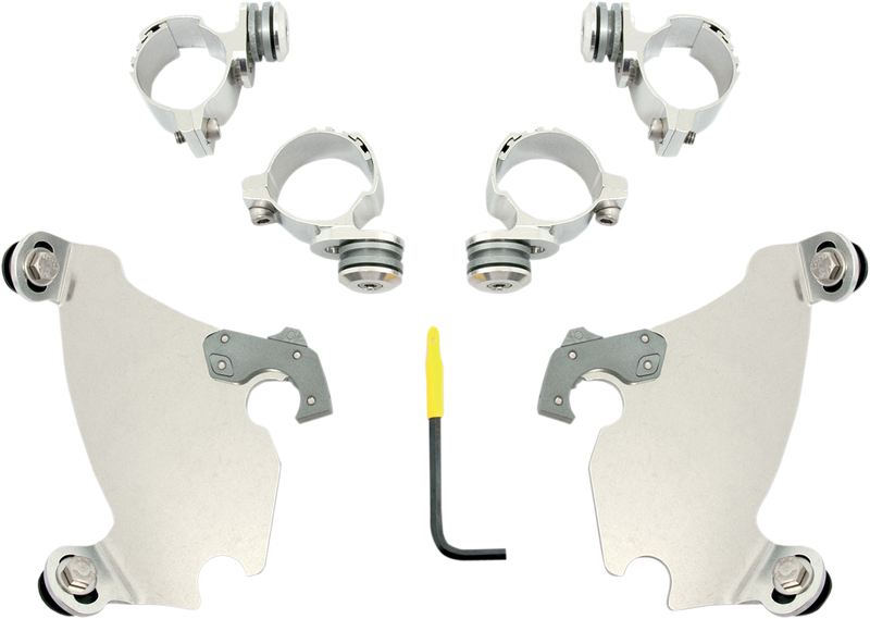MEMPHIS SHADES Gauntlet Mounting Kit - Polished - XL 1986-2021 - MEK1981 - PartsOutlet.com.au