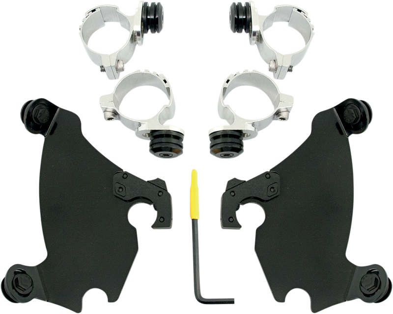 MEMPHIS SHADES Gauntlet Mounting Kit - Black - XL 1986-2021 - MEB1981 - PartsOutlet.com.au