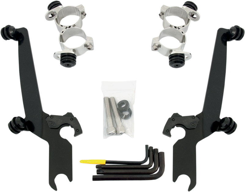 MEMPHIS SHADES Sportshield Trigger-Lock Mounting Kit - Black - XL48 2010-2015 - MEB1985 - PartsOutlet.com.au