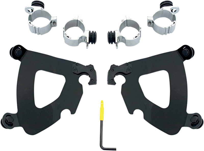 MEMPHIS SHADES Gauntlet Mounting Kit - Black - XL 48 2010-2015 - MEB1984 - PartsOutlet.com.au