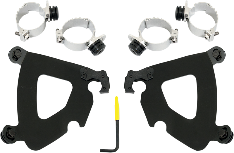 MEMPHIS SHADES Gauntlet Mounting Kit - Black - FXD 2006-2024 - MEB1993 - PartsOutlet.com.au
