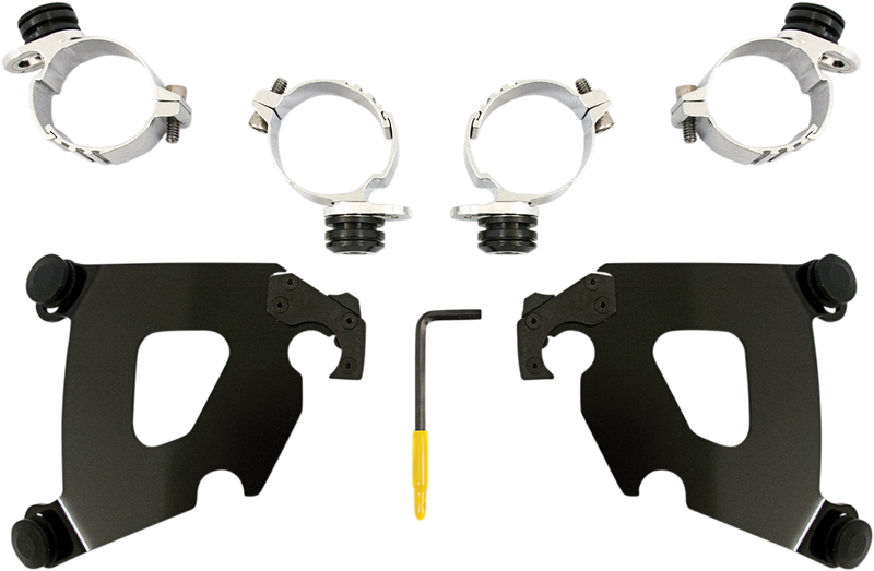 MEMPHIS SHADES Cafe Mounting Kit - Black - FXD 2006-2024 - MEB1994 - PartsOutlet.com.au