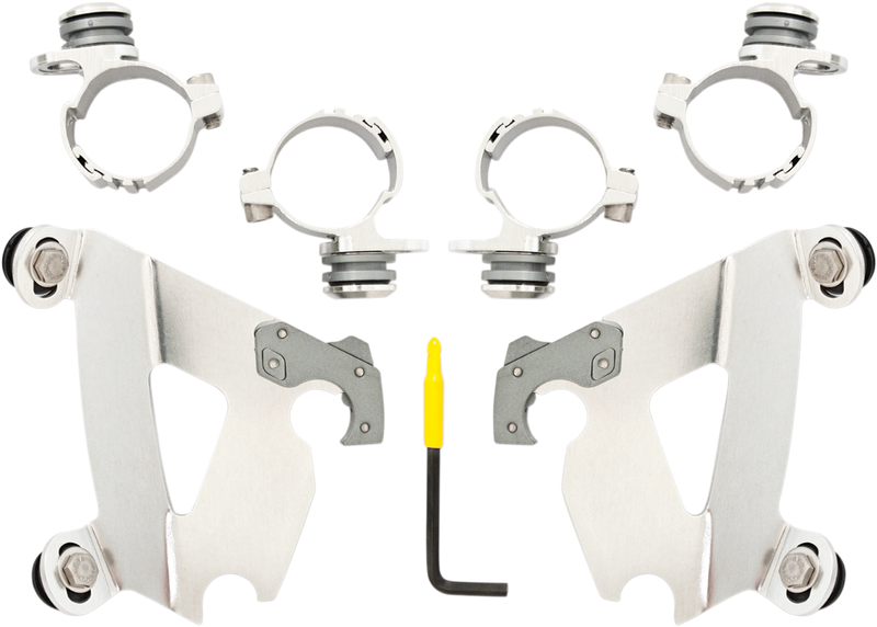 MEMPHIS SHADES Cafe Mounting Kit - Polished - XLC 1996-2018 - MEK1997 - PartsOutlet.com.au