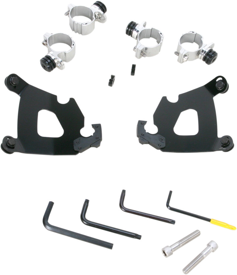 MEMPHIS SHADES Cafe Mounting Kit - Black - 2010-2015 XL 48 - MEB1996 - PartsOutlet.com.au