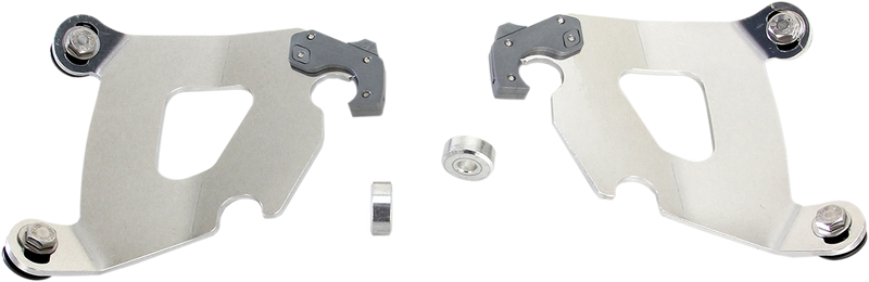 MEMPHIS SHADES Cafe Plate Kit - Polished - XL12C 2011-2019 - MEK1707 - PartsOutlet.com.au