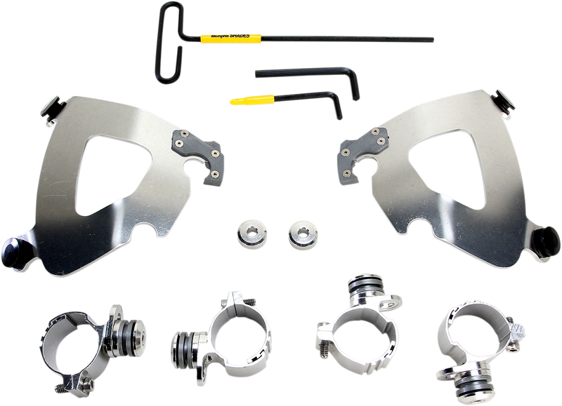 MEMPHIS SHADES Gauntlet Mounting Kit - Polished - XL1200 2011-2019 - MEK2006 - PartsOutlet.com.au