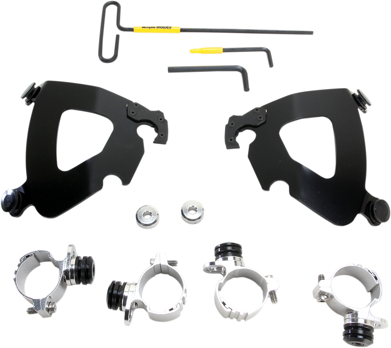 MEMPHIS SHADES Gauntlet Mounting Kit - Black - XL1200 2011-2019 - MEB2006 - PartsOutlet.com.au