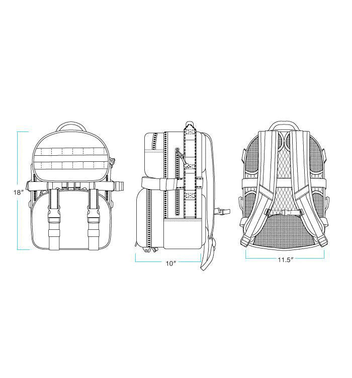 BILTWELL EXFIL-48 Backpack - Black 3007-01 - PartsOutlet.com.au