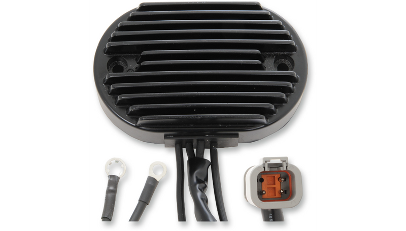 DRAG SPECIALTIES Regulator - FX/FLST '01-'06 - Black 74540-01 - PartsOutlet.com.au
