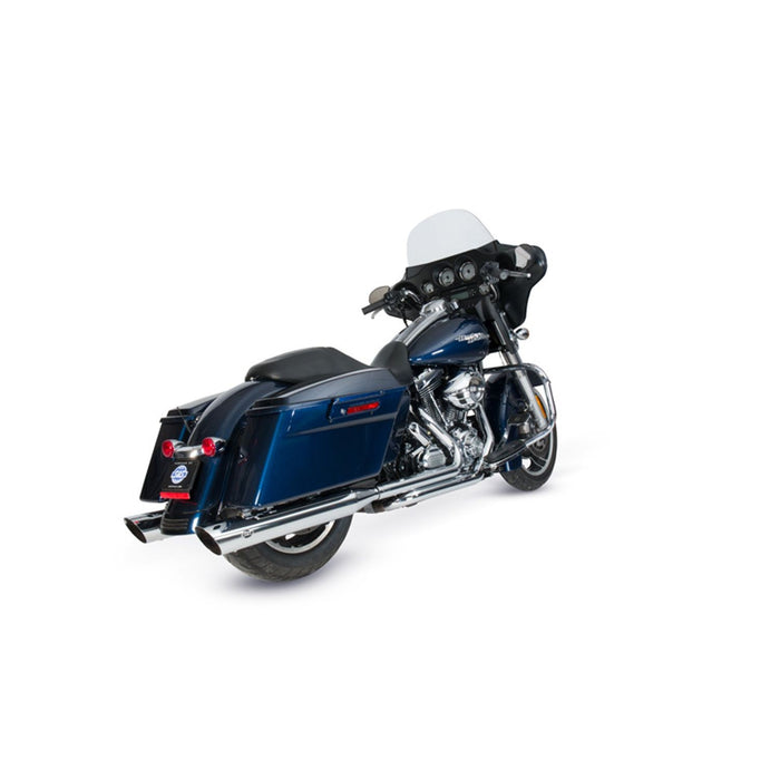 S&S CYCLE SLASH CUT SLIP-ONS for 1995–2016 HARLEY-DAVIDSON® TOURING MODELS and 2009–2021 TRIKE MODELS–Chrome - 550-0691 - PartsOutlet.com.au