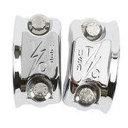 THRASHIN SUPPLY CO. Perch Clamps - Clutch/Brake - 1982-2020 - Chrome TSC-2703-3 - PartsOutlet.com.au