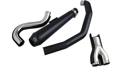 COBRA El Diablo Exhaust - Black - '86-'06 Softail 6485B - PartsOutlet.com.au