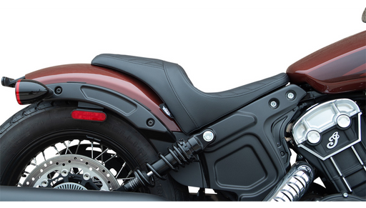 DRAG SPECIALTIES 3/4 Solo Seat - Diamond - Indian Scout 2018-2022 - Black 0810-2255 - PartsOutlet.com.au