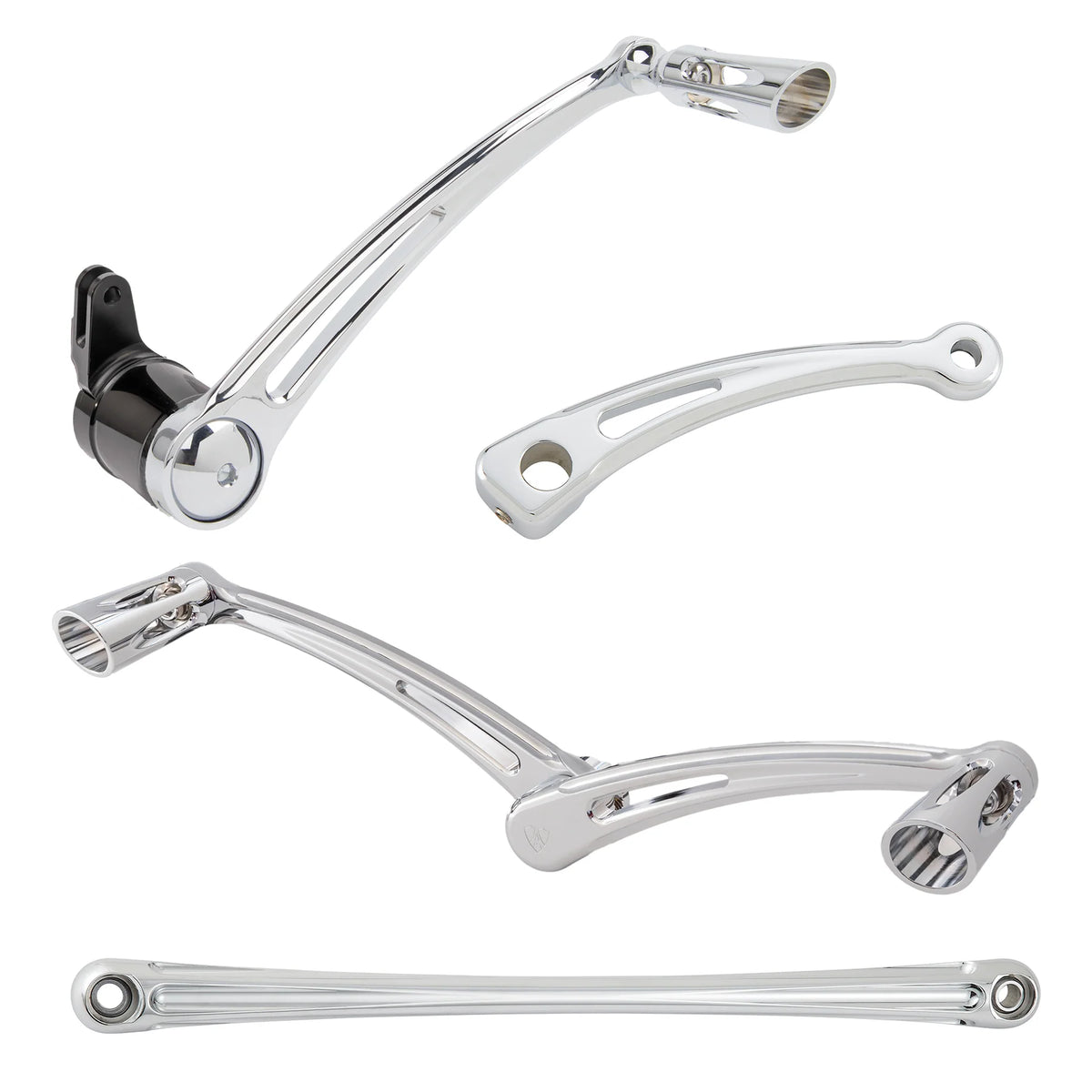 ARLEN NESS DEEP CUT FOOT CONTROL KIT, CHROME w/ Toe Shifter - SOLO - H ...