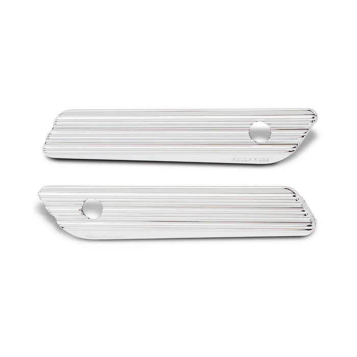 ARLEN NESS 10-GAUGE® SADDLEBAG LATCH COVERS, CHROME 14-UP FLT - '14-'20 03-609 - PartsOutlet.com.au