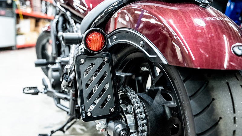 BURLY BRAND License Plate Mount - Side Mount - Honda Rebel 2021-2022 - B13-3001TB - PartsOutlet.com.au