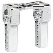 JOKER MACHINE Risers - Straight - Bridge - Chrome 03-864-1C - PartsOutlet.com.au